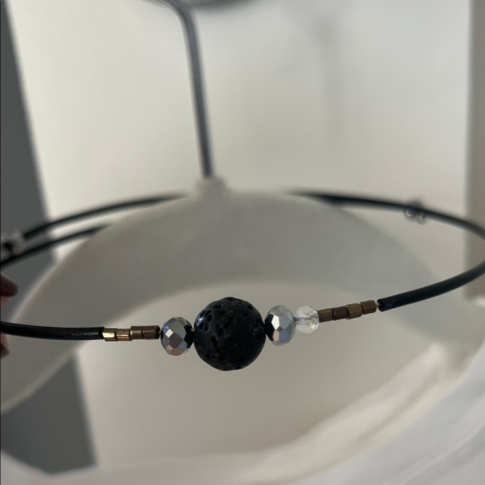 Black Choker Necklace - Picture 3 of 5
